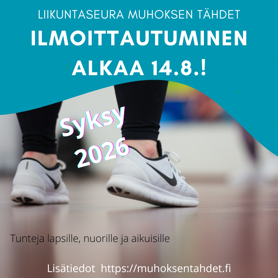 Seuran nimi vaihtui uusi nimi on liikuntaseura Muhoksen Tähdet ry